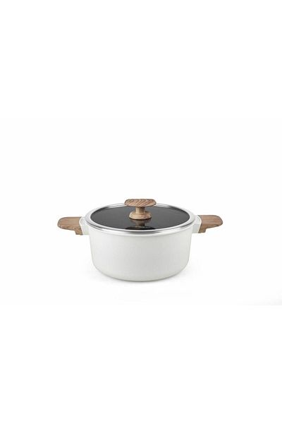Heinner Aluminum Casserole with Lid 24x12CM, 4.7 L, WILD STONE, COOKING BY HEINNER