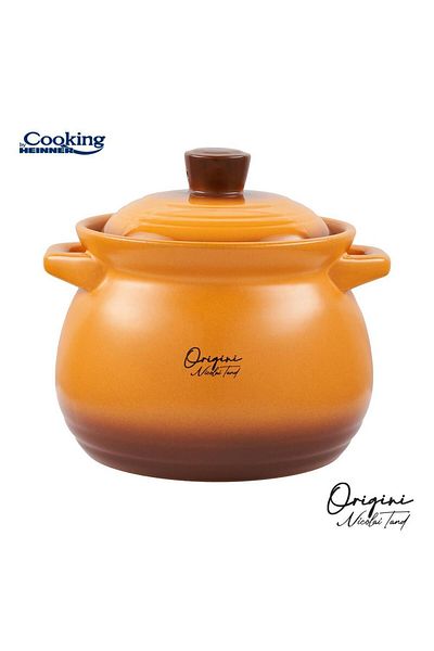 Heinner Ceramic pot with lid Heinner HR-FJ-070, NICOLAI TAND, 19 x 19.5 cm, 6 L