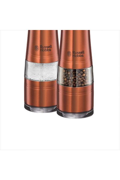RUSSELL HOBBS Set of 2 electric spice grinders Russell Hobbs Copper 28011-56, Built-in light