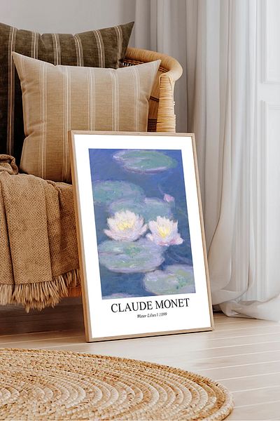 Dekorsiahome Еднокомпонентна картина в дървена рамка Claudemonettk0017
