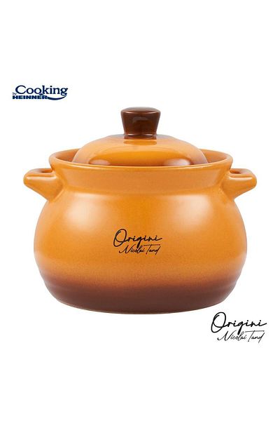 Heinner Ceramic pot with lid Heinner HR-FJ-020, NICOLAI TAND, 12 x 11 cm, 2 L