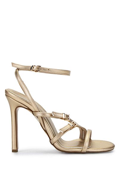 Tamer Tanca Women's Vegan Gold Heeled Shoes