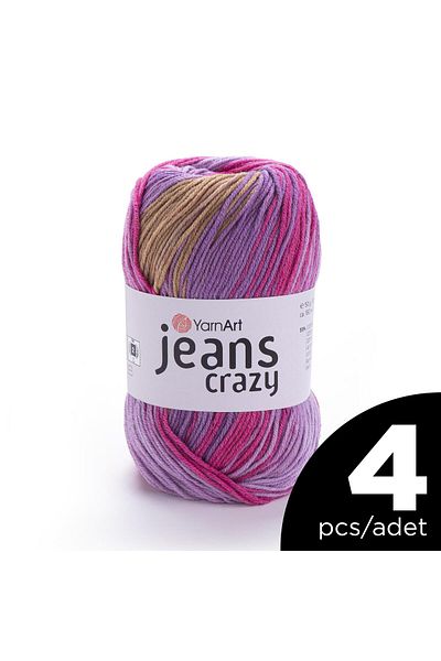 Yarnart Ebrüли Jeans Crazy 8217 - 4 Η/Υ