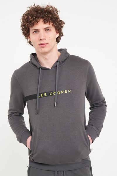 Lee Cooper Men's hoodie with logo print