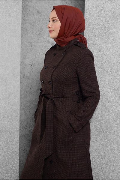 Alvina Stand Collar Coat 9832