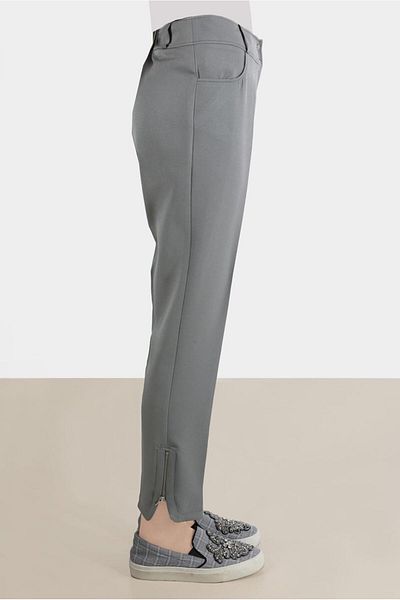 Alvina Zippered Leg Detailed Trousers 70369