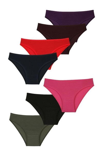 Nicoletta Chiloți de damă pachet 7 Lycra Mixcolor