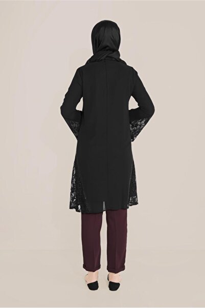 Alvina TÜLLÜ TROMPET KOL ŞİFON TUNİK 40537