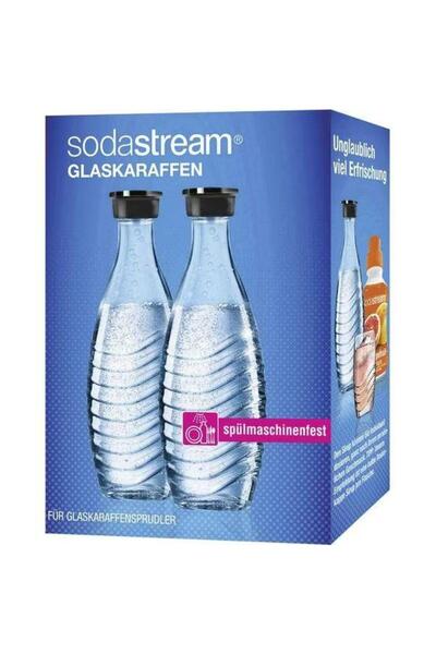sodastream Set of 2 Sodastream glass carafes 0.7 l, for Crystal or Penguin machines