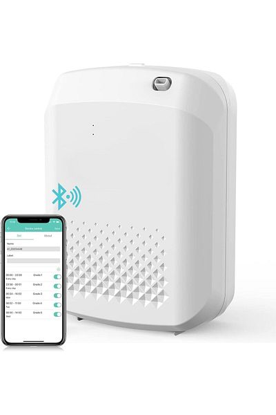 COOYA Aromatherapy Diffuser, Low Decibel Operation, 158x75x212mm, For Bedroom Living Room, White.