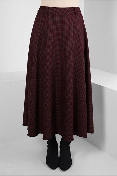 Alvina Fustă cu model pătrat 60521