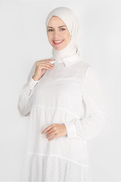 Alvina Polka Dot Folded TUNIC 42903