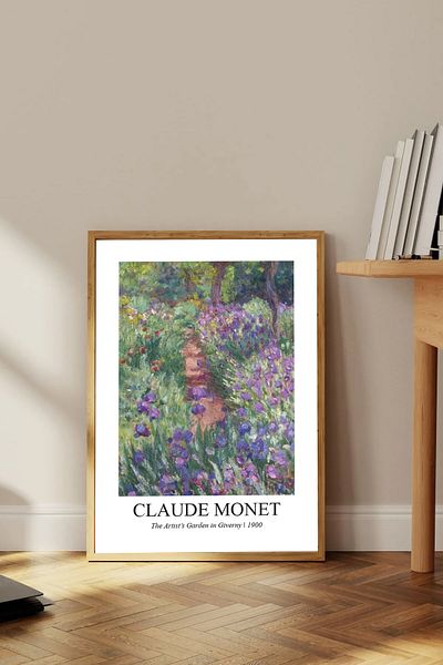 Dekorsiahome Единична декоративна картина в дървена рамка ClaudeMonetTK0022