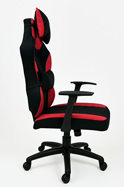 CAS Avatar Kumaş Oyuncu Koltuğu Siyah Kırmızı