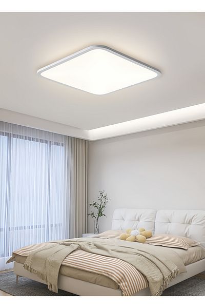 COOYA LED recessed ceiling light,square,three-color light,eye protection and energy saving,36W,white