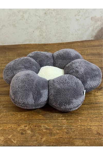 Özgüner Oyuncak Daisy Design Plush Throw Pillow Cushion for Living Room and Bedroom