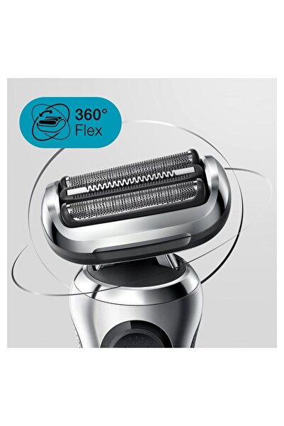 Braun Ηλεκτρική συσκευή Braun 71-S1000s, Υγρό & Στέγνωμα, Αυτονομία 50 λεπτών, Οθόνη LED, 3 φώτα, Σύστημα 360 μοιρών