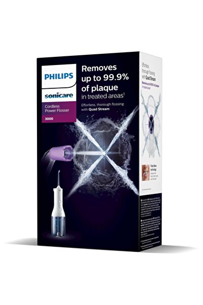 Philips Aparat de curatare interdentara Philips Sonicare Power Flosser HX3826/31, tehnologie QuadStream