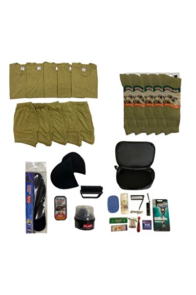 Flaş Askeri Malzeme 5'li Askeri Giyim Malzeme Seti