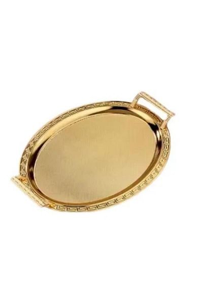 Osena Oval serving tray with handles Osena Deco Art, 42 x 28 cm (Gold)