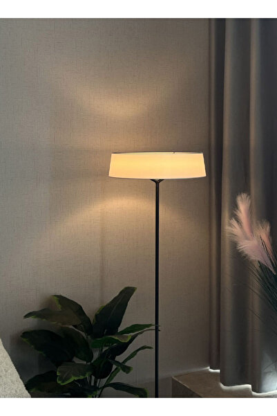 sharpdo High-Grade Bedroom Living Room Atmosphere Light LED Floor Lamp, Cotton Lampshade