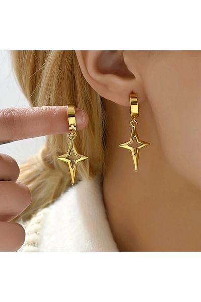 Ayzen 1 Pair of Star Earrings