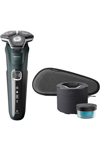 Philips Aparat de barbierit Philips Shaver Seria 5000 S5884/50, barbierit umed/uscat, tehnologie SkinIQ