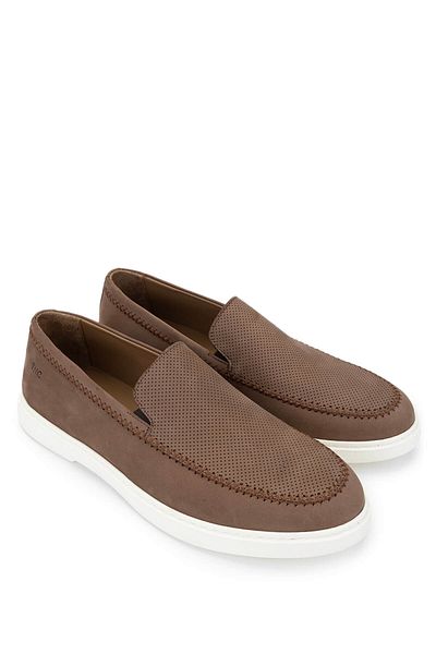 Tamer Tanca Men's Genuine Leather Loafer Shoes