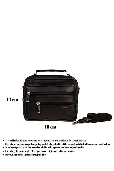 Newish Polo Cerff Leather Clup Genuine Leather Hand and Shoulder Bag with Strap 14 X 18 Cm