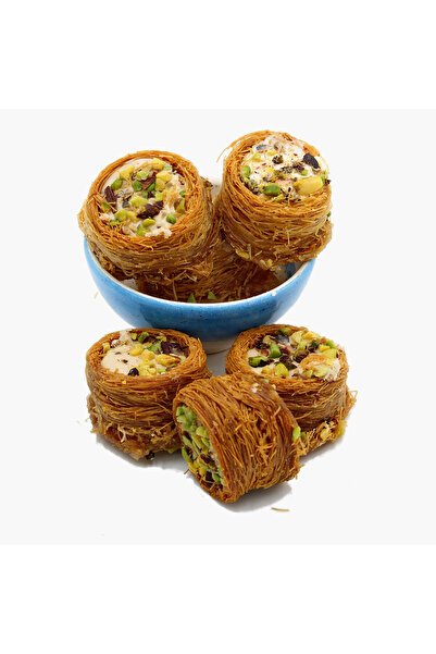 Saido Kahve Kadayıflı Kaymaklı Bülbül Yuvası Lokum-Doğal & Şekersiz