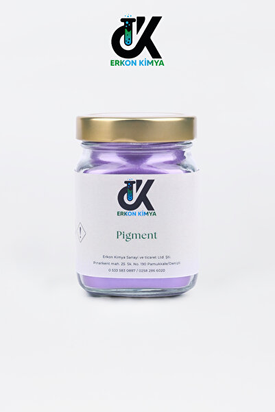 ERKON KİMYA 200 gr Sedefli Toz Pigment Boya / Mor / Epoksi İçin