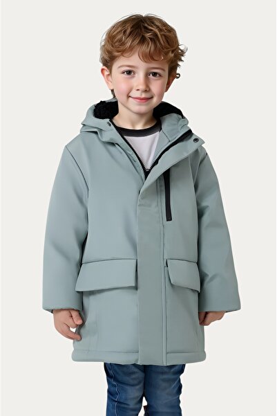 Montland Erkek Çocuk İçi Kürklü Su ve Rüzgar Geçirmez Kapüşonlu 3 Cep Kışlık ...