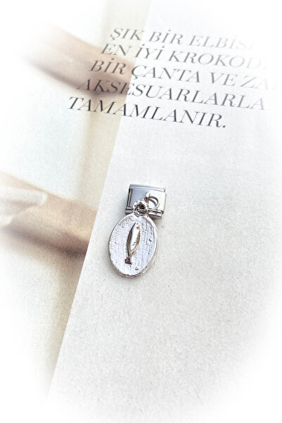roshel Gümüş Renk Kararmaz İtalyan Bileklik Charm 12 Farklı Model