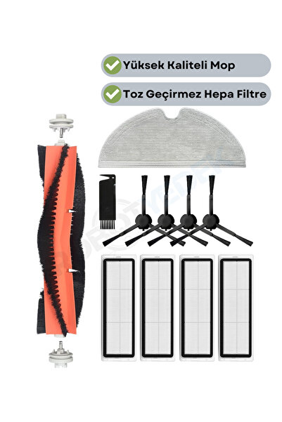 robotyedek Xiaomi Mop 2 Pro 3D - 11-компонентен комплект съвместими резервни ...