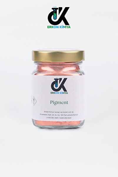 ERKON KİMYA 200 gr Sedefli Toz Pigment Boya / Bold Turuncu / Epoksi İçin