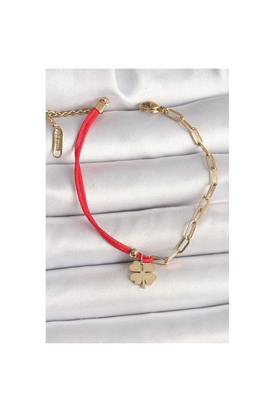 Skygo Gold Color 316L Steel Chain Bracelet - Hanging Figure Model - Tj-Bb6867