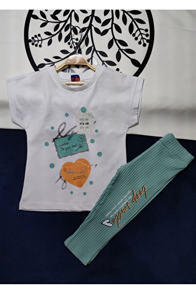 Beray Bebe Reported Single Jersey Cotton Capri Girls Suit