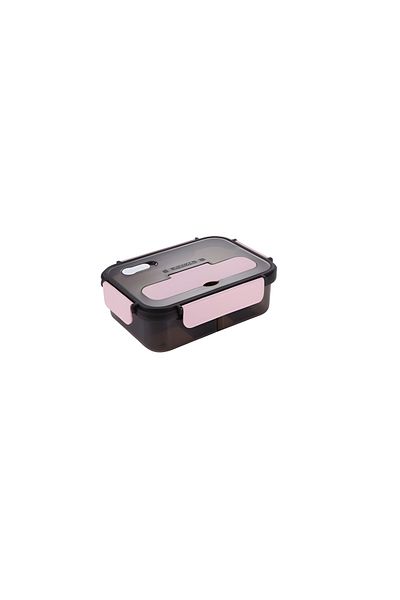 COOYA Large Lunch Box 3 Compartment with Spoon & Fork, Food Grade Plastic for Adults/Kids