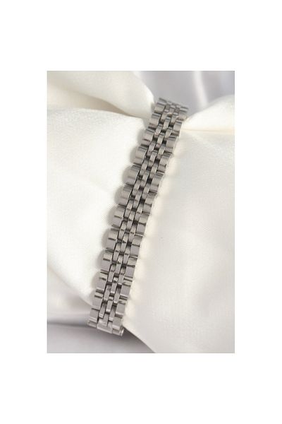 Skygo 316L Steel Silver Color Chain Model Men's Bracelet - Tj-Eb3721