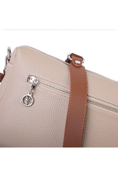 Nas Bag Geantă zilnică cu mai mulți ochi (lățime: 26 cm; lungime: 17 cm) Sand Tan Lopez