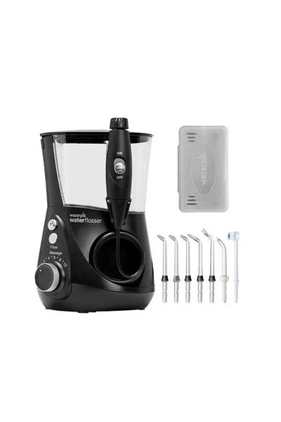 Waterpik Waterpik Aquarius Pro WP-672 Oral Irrigator, 7 Heads, 10 Pressure Settings (Black)