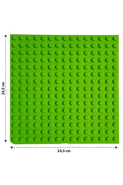 CREATİVE GAMES Ceco Toys Legoduplou Compatible Floor Green 24.5X24.5 cm