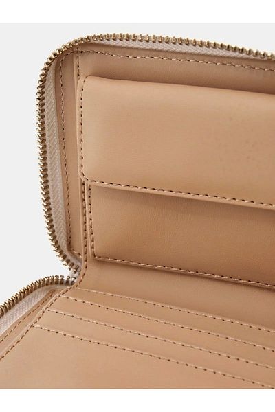 Guess CRESIDIA SLG محفظة نسائية بيضاء صغيرة بسحاب SWPG9349137-OFF