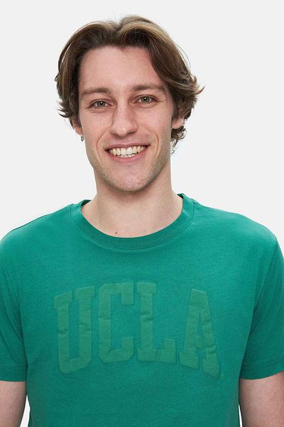 UCLA Tricou pentru bărbați cu imprimeu Culver Green