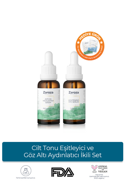 ZAROZA | Cilt Tonu Eşitleyici ve Göz Altı Aydınlatıcı İkili Set