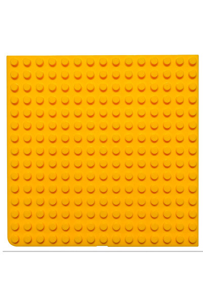 CREATİVE GAMES أرضية كبيرة متوافقة مع LegoDuplo باللون الأصفر