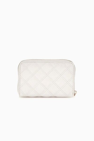 Guess Women's White Giully Medium Size Zippered Wallet