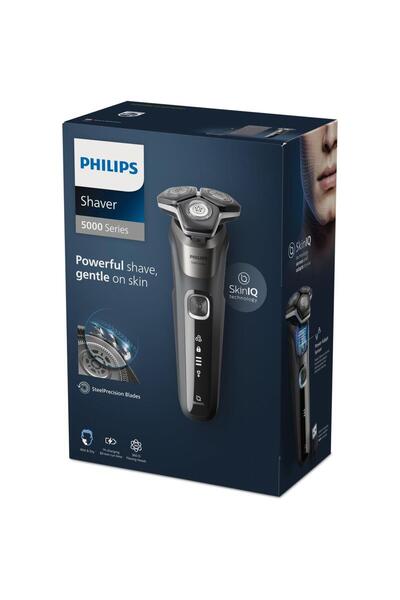Philips Ξυριστική μηχανή PHILIPS Series 5000 S5887/10, SkinProtect αυτονομία 60 λεπτών, περιλαμβάνεται θήκη μεταφοράς
