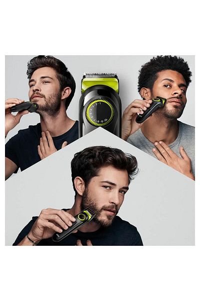 Braun Braun Series 3 Beard Trimmer BT3323, Black/Green