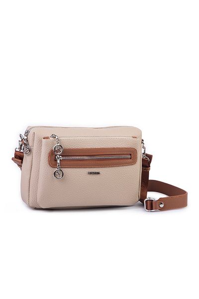 Nas Bag Geantă zilnică cu mai mulți ochi (lățime: 26 cm; lungime: 17 cm) Sand Tan Lopez